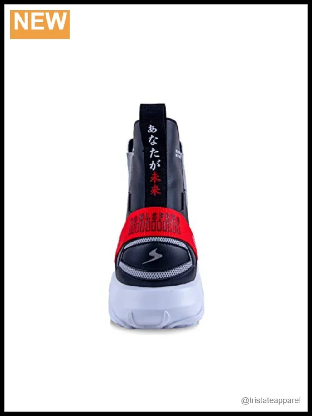 High Top Sneakers Leather Splicing Lightweight Non Slip Walking Shoes